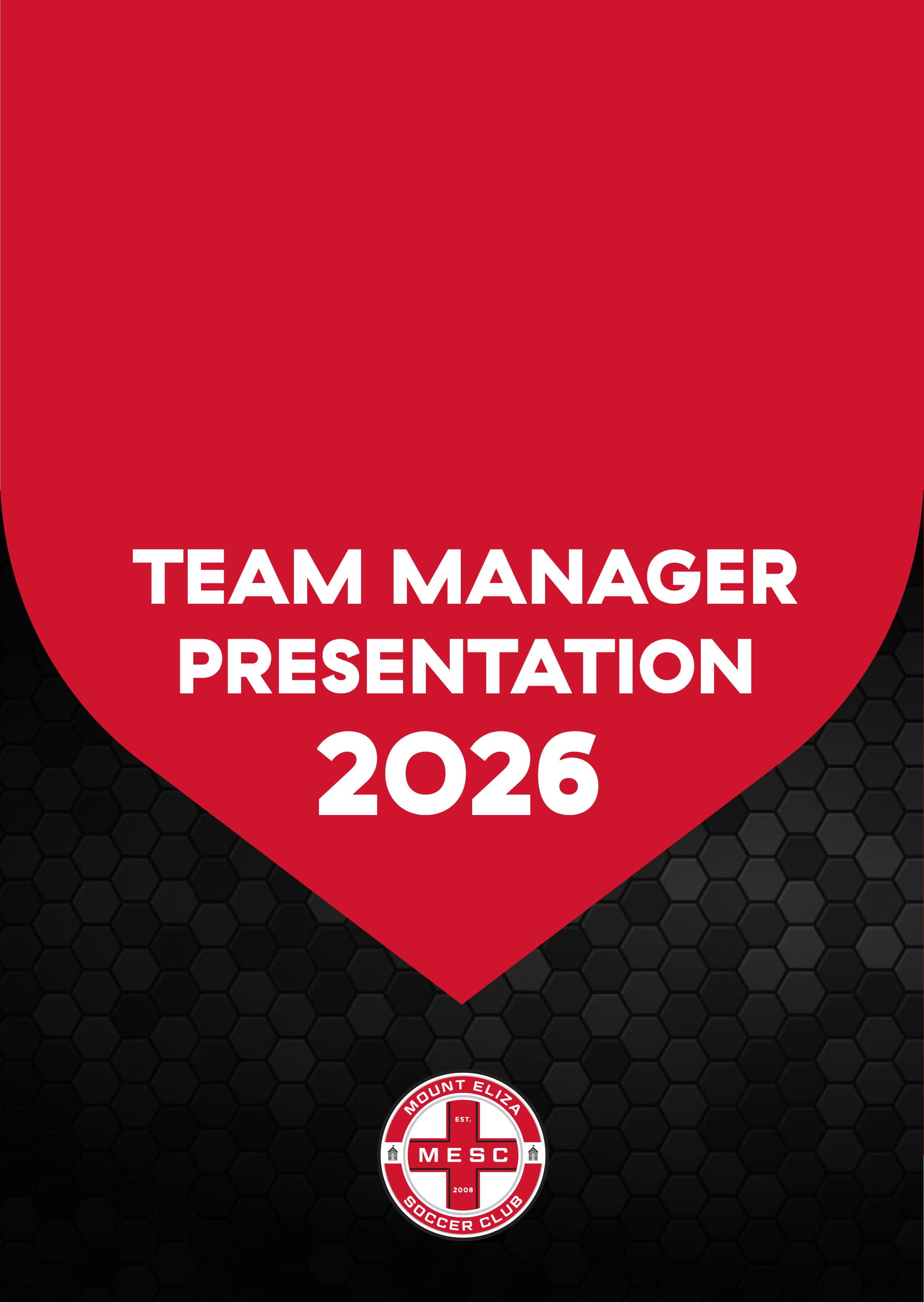 Mount Eliza Soccer Club based on the Mornington Peninsula.