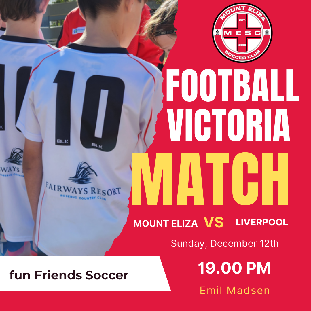 Mount Eliza Soccer Club based on the Mornington Peninsula.
