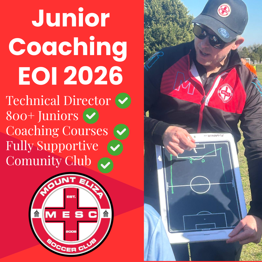 Mount Eliza Soccer Club based on the Mornington Peninsula. 