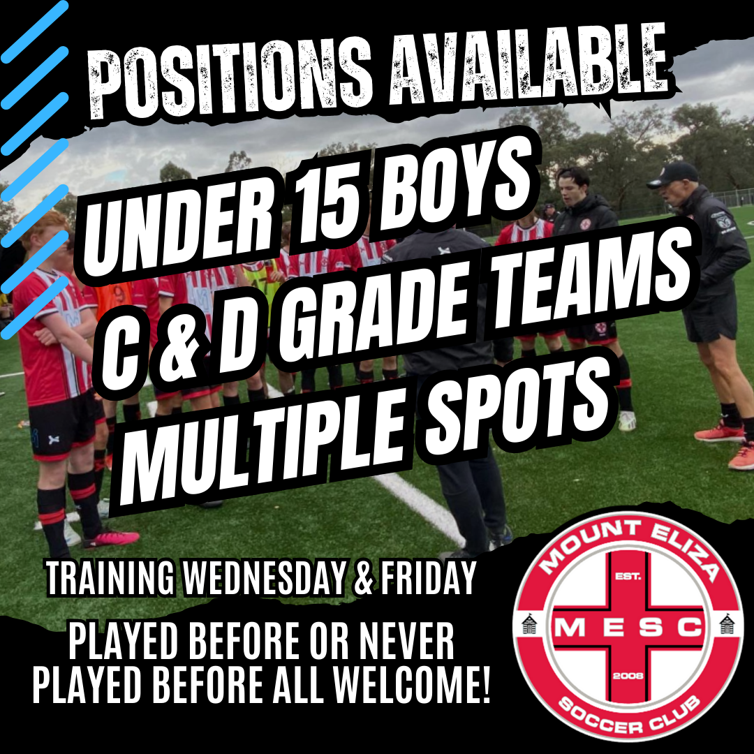 Mount Eliza Soccer Club based on the Mornington Peninsula 