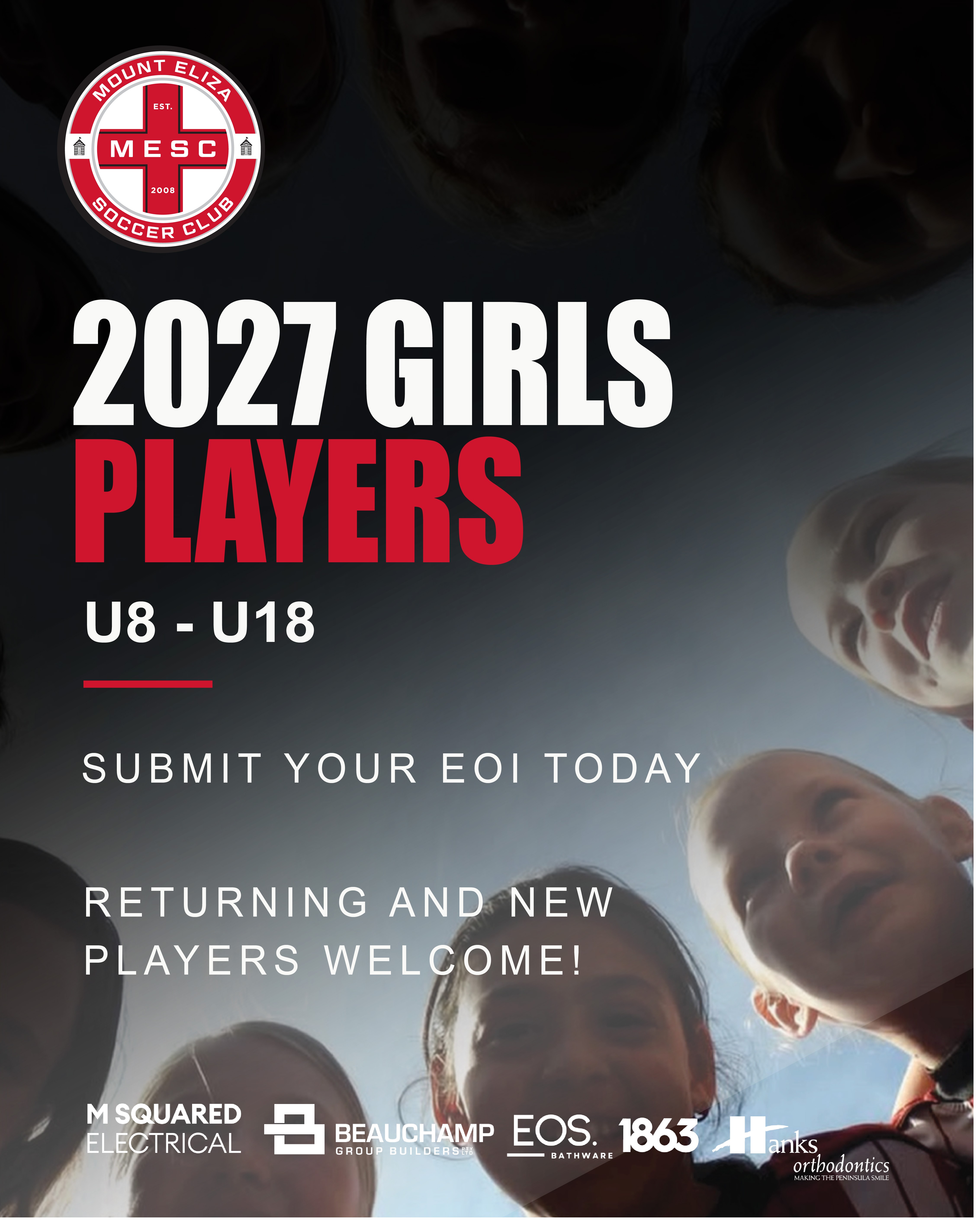 2027 GIRLS - TRIALS EOI
