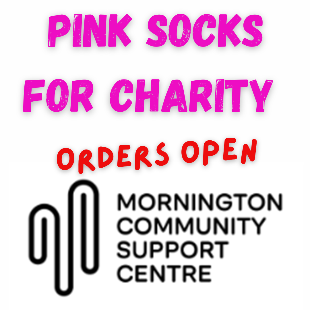 Pink socks for Charity